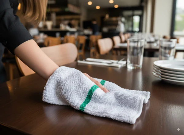 Highly absorbent bar mop towel